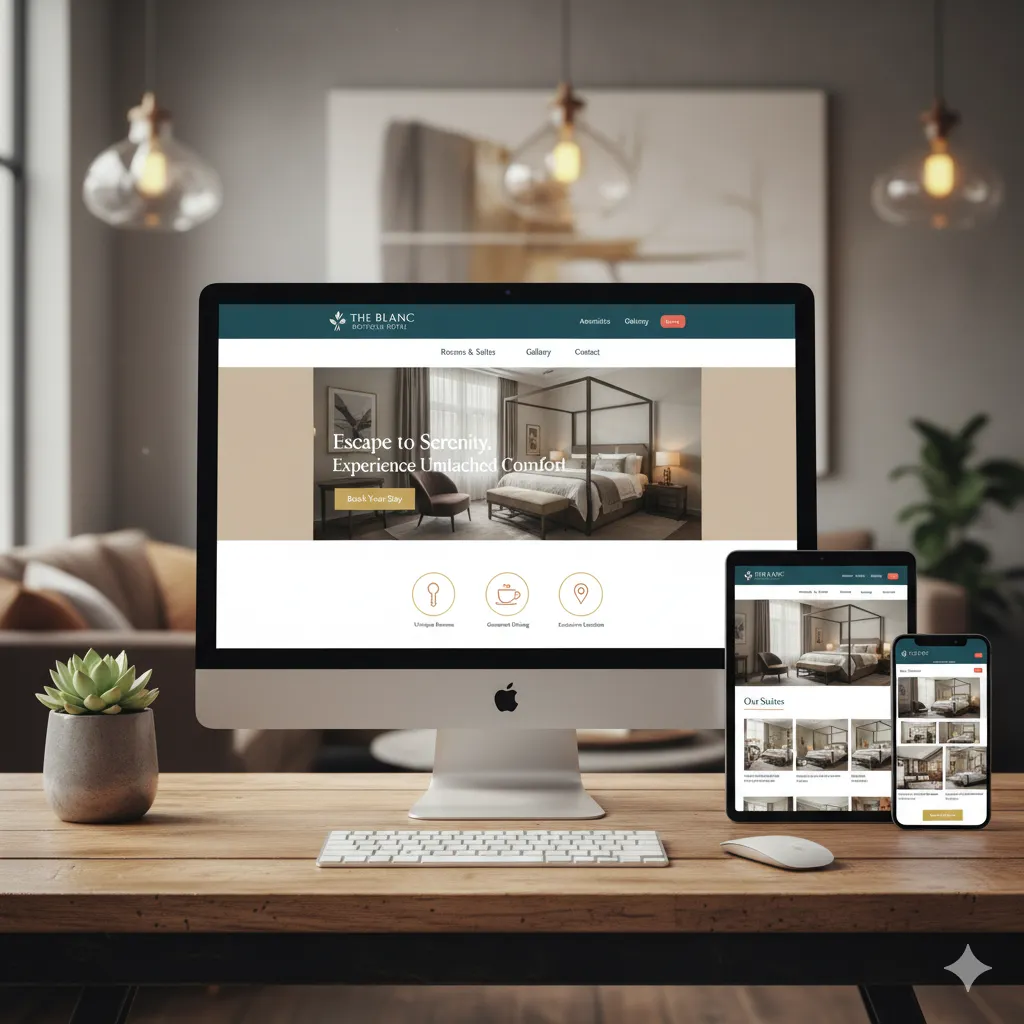 Butik Otel Web Tasarımı