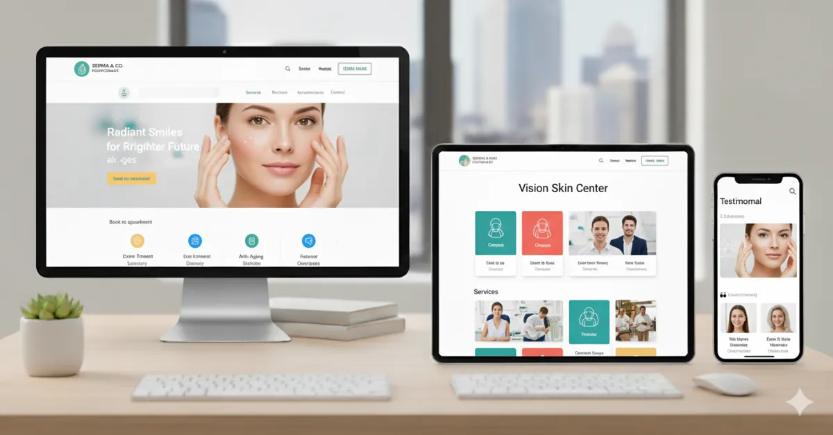 Dermatoloji Kliniği Web Tasarımı