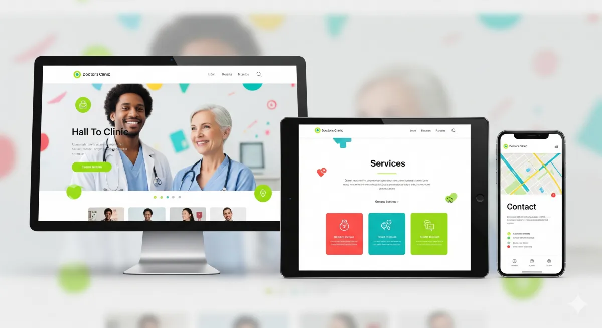 Doktor Kliniği Web Tasarımı