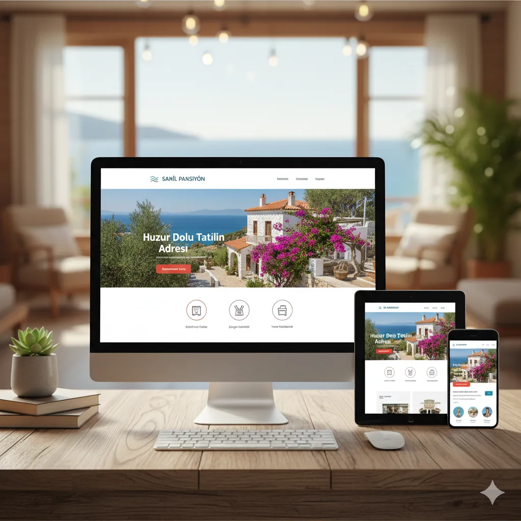 Pansiyon / Konukevi Web Tasarımı