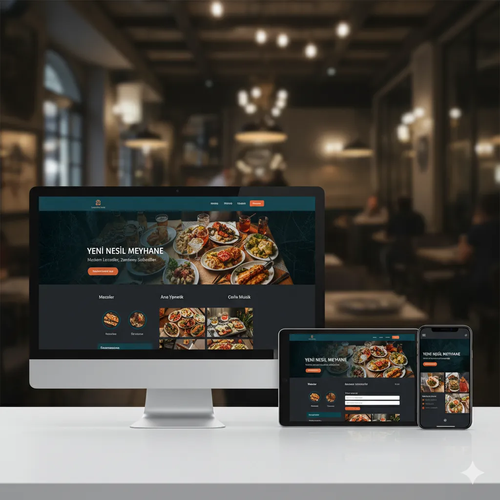 Yeni Nesil Meyhane Web Tasarımı